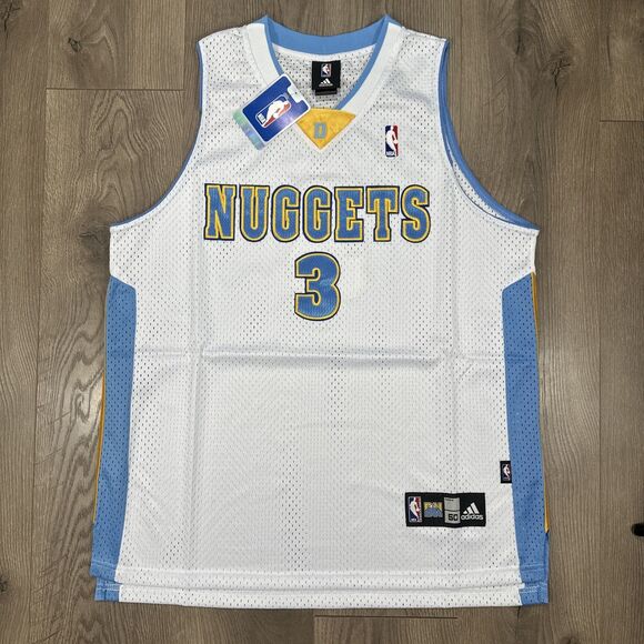 Adidas NBA Denver Nuggets Allen Iverson Jersey Size 50 - Picture 1 of 6